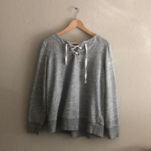 grey old navy sweater